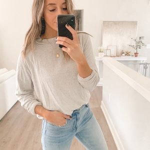 Light Gray Sweater A New Day